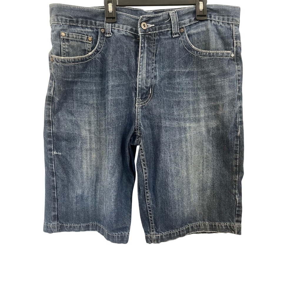 Urban Pipeline Mens Denim Shorts Size 34 Blue Medium Wash Relaxed Fit Jorts